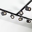 1.5 metre 1-phase track system set with Julien spotlights, black