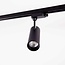 Modern 3-metre single-phase track lighting system with Jazz spotlights - ceiling lights