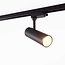 Modern 3-metre single-phase track lighting system with Jazz spotlights - ceiling lights
