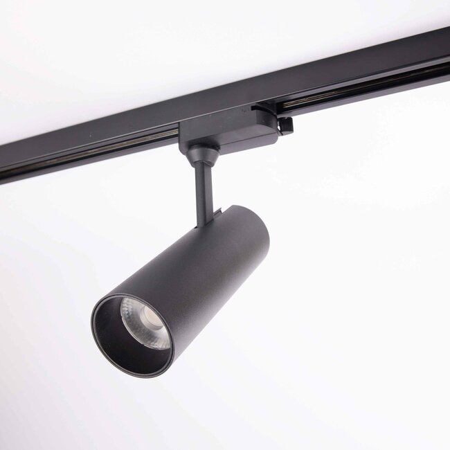 Modern 3-metre single-phase track lighting system with Juliette spotlights - ceiling lights