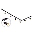 1-phase track system set of 3 metres with Juliette spotlights, black