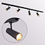 Modern 1.5 metre single-phase track lighting system with Juliette spotlights - ceiling lights