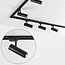 Modern 3-metre single-phase track lighting system with Jolie spotlights - ceiling lights