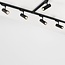 Modern 3-metre single-phase track lighting system with Jolie spotlights - ceiling lights