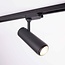 Modern 1.5 metre single-phase track lighting system with Jules spotlights - ceiling lights