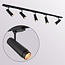 Modern 1.5 metre single-phase track lighting system with Jules spotlights - ceiling lights