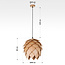 Stylish wooden pendant lamp Indore