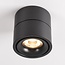 Ceiling spotlight Julie with adjustable dim-to-warm function in black