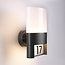 Wall lamp with house number - Lidia