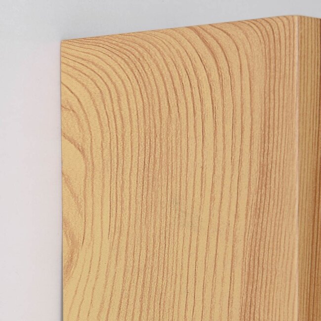2-light wall light Riccardo in wood effect