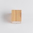 Elegant outdoor wall light Giulia in wood effect