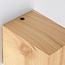 Elegant outdoor wall light in wood effect - Giulia