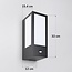 Outdoor wall light Lyon with sensor