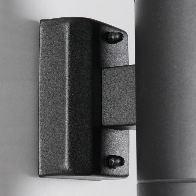 2-light outdoor wall light Calais with sensor - stainless steel