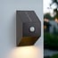 Solar wall light Roan with sensor
