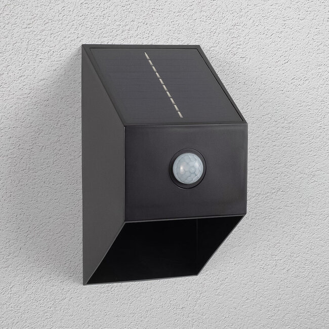 Solar wall light Roan with sensor