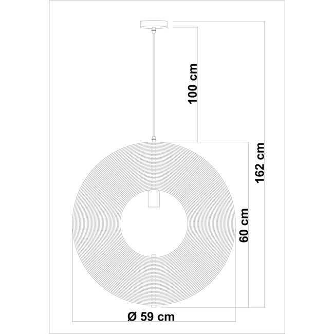 Wooden pendant light Lieke - light wood