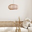 pendant light Fenna in bamboo - natural and white