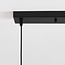 3-light pendant light Vanessa with curved glass - amber, light grey and light pink
