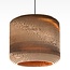 Paper fiber pendant light Emily - natural