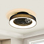 Ceiling fan Mayra with adjustable colour temperature and star effect