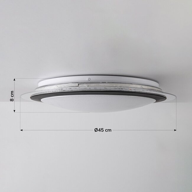 Ceiling lamp Maisy with RGBW and remote control