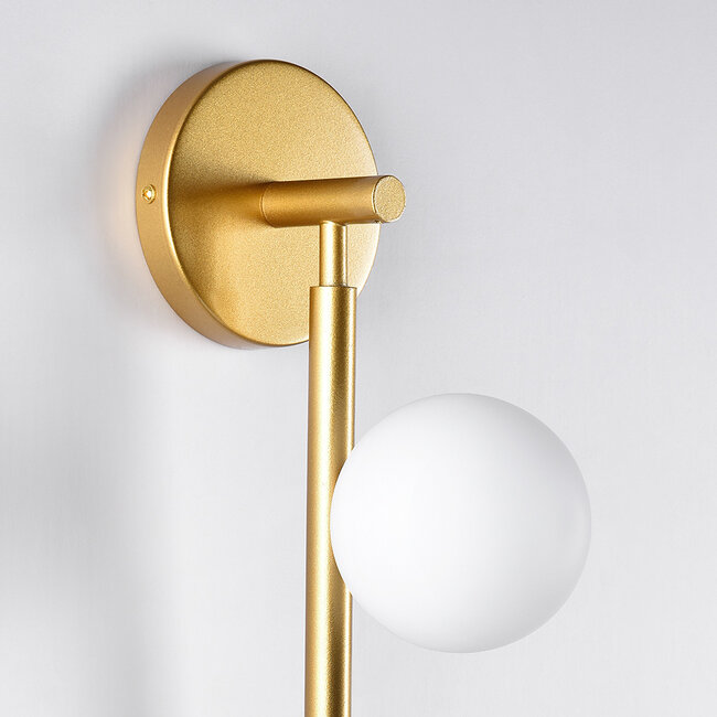 Golden wall lamp Taj