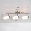 Talia 3-light ceiling lamp