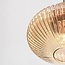 3-light pendant lamp with Amber glass - Imara
