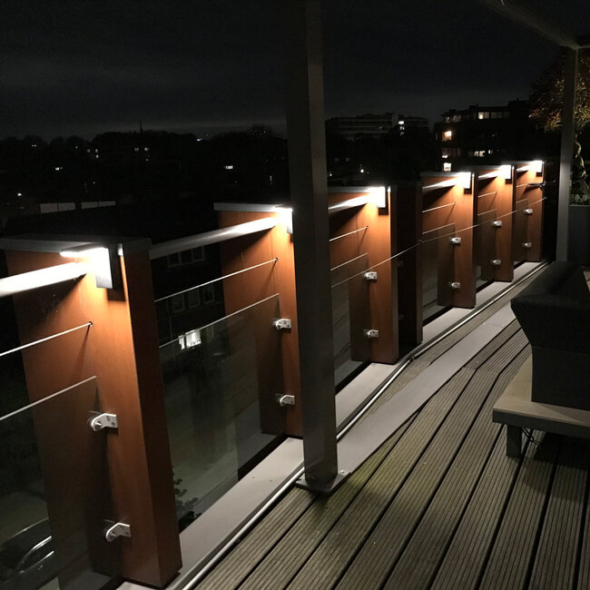 Solar wall lights for outdoor use - Pascal