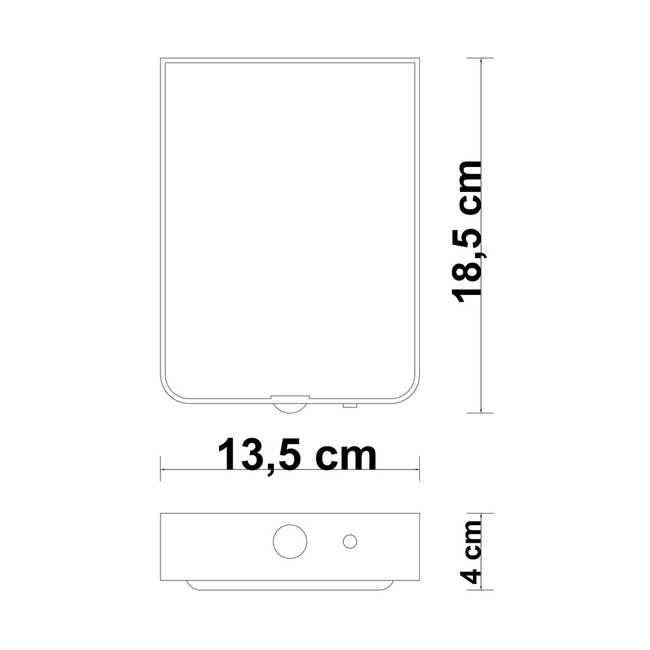 Solar wall lights for outdoor use with sensor - Patrick