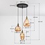 Second chance: Verona pendant lamp with amber smooth glass