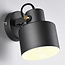 Adjustable wall lamp Alfie in grey