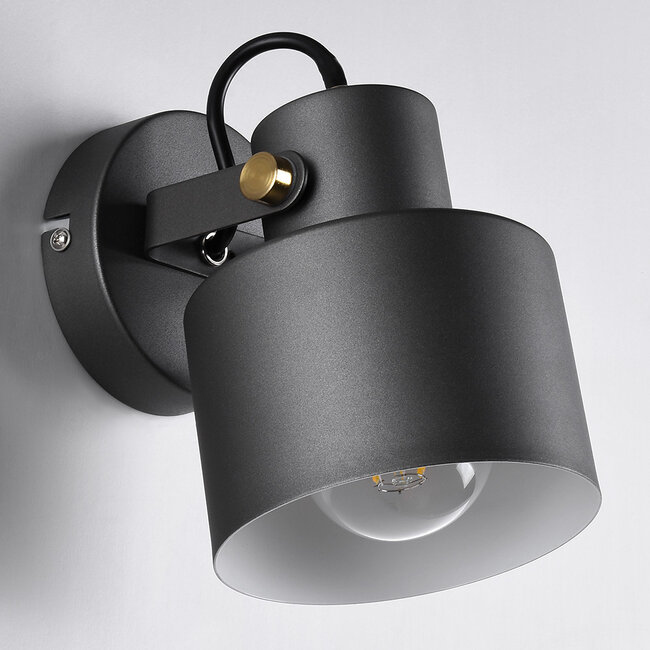 Adjustable wall light Alfie - grey