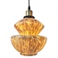 3-light pendant lamp with marble glass - Evelyn