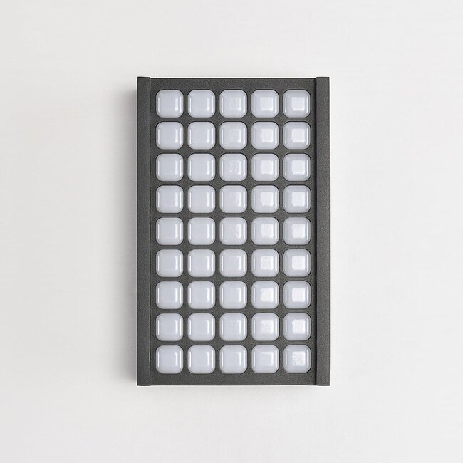 Outdoor wall light Melina - black with integrated LED