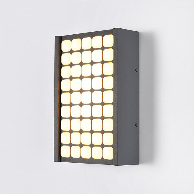 Outdoor wall light Melina - black with integrated LED