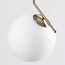 Designer pendant light Roy - opal white glass