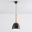 Holly pendant lamp with wood detail