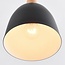 pendant light Holly with wooden detail - white and wood