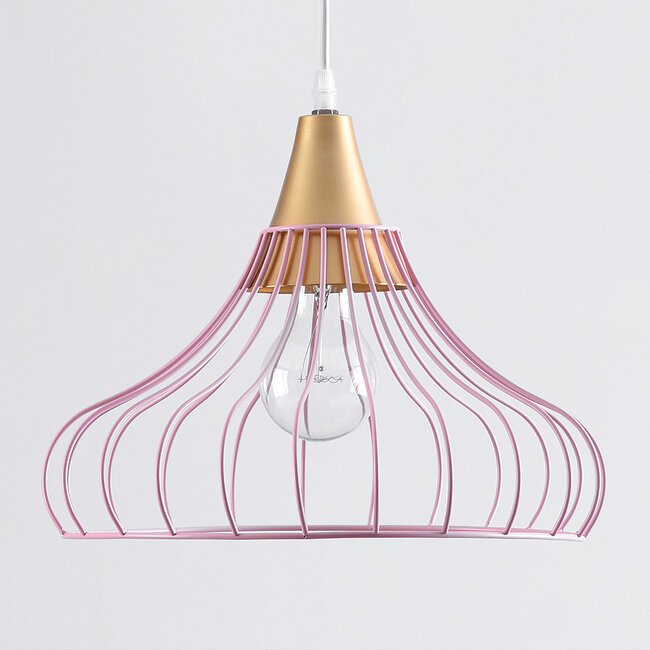 Maya Iron pendant lamp with Golden detail