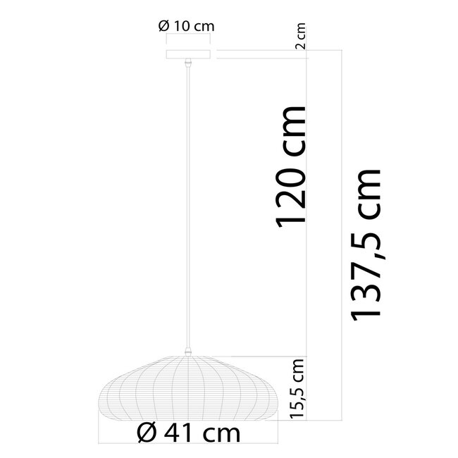 Bamboo pendant lamp - Layla