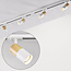 1-phase Track lighting system 1.5 metres with oak wood effect - Linn