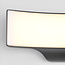 Outdoor wall light Graham with sensor - black integrated LED
