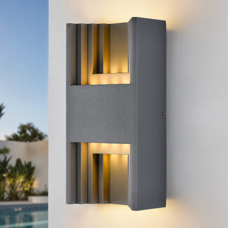 Black outdoor wall lamp Benjamin