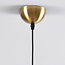 Johnny pendant lamp with ribbed smoked glass