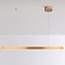 Dimmable pendant light Harvey - gold with integrated LED