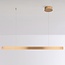 Dimmable pendant light Harvey - gold with integrated LED