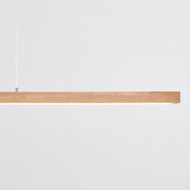 Shane dimmable wooden pendant lamp