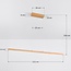 Wooden pendant light Shane with integrated LED, dimmable